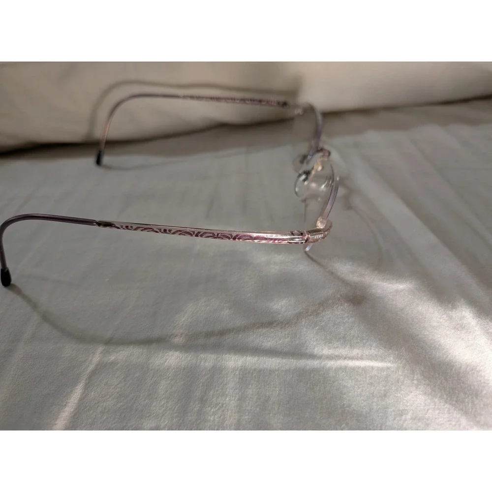 Silhouette Purple Rimless Eyeglasses Frames SPX 1520 10 6055 - 135 mm